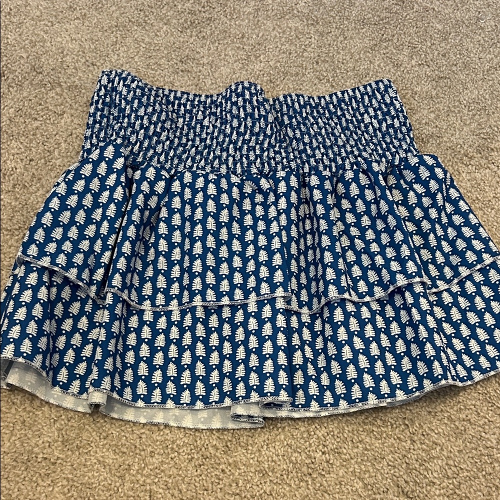 Ruffled mini skirt